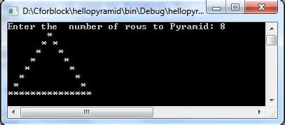 Image result for Pyramid C++ Code