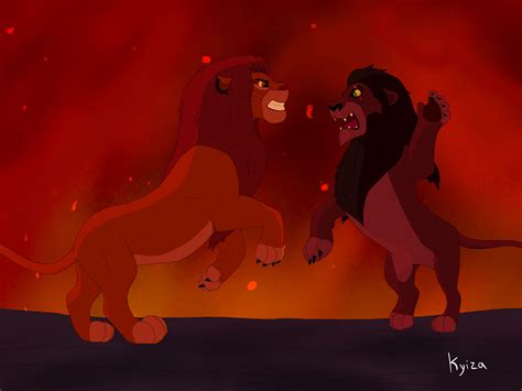 Simba vs Scar by Kyiza on DeviantArt