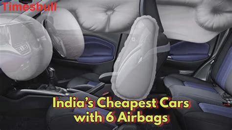 Top 5 Cars Under ₹6 Lakh in India That Now Offer 6 Airbags, Safety ...