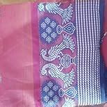Shreeji Designer Women's Pure Cotton Linen Digital Printed Saree With ...
