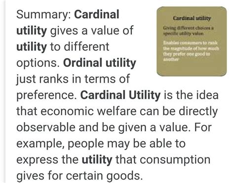 Explain cardinal and ordinal utility approach? - Brainly.in