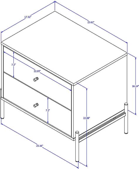 Elowen Set Of 2 2 Drawer Nightstands Off White Value City Furniture ...