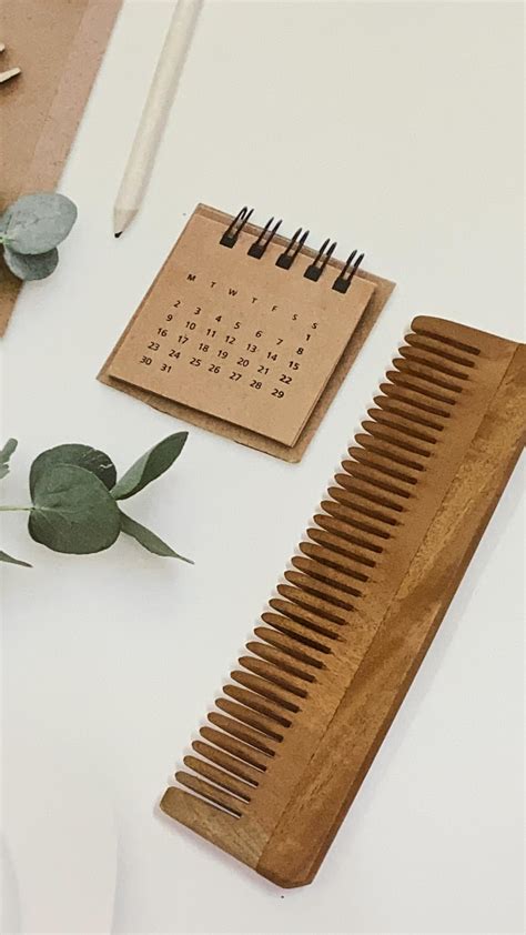 Buy INSIME Neem wooden comb for women hair growth | Kacchi herb treated ...