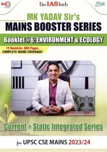 M K YADAV SIR THE IAS HUB Mains Booster Series Environment & Security ...