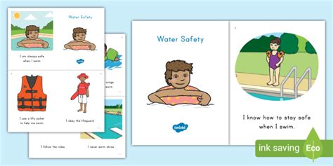 Water Safety Emergent Reader (teacher made)