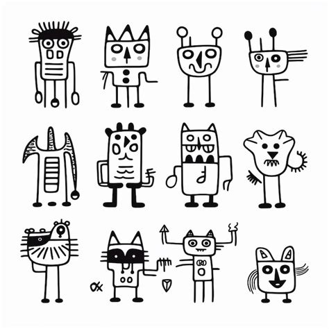 Character doodle Images - Free Download on Freepik