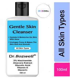 Dr.bozwell Gentle Skin Cleanser with Niacinamide & Glycolic Acid Face ...