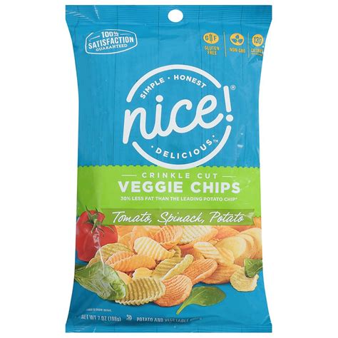 Nice! For You Veggie Chips Crinkle Cut | Walgreens