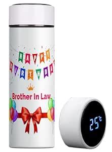 TrendoPrint Happy Birthday Brother in Law Temperature Smart Vacuum ...