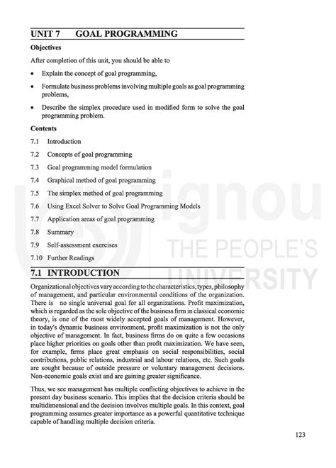 Unit-7 - Its a good assignment for practice - Advanced decision models ...
