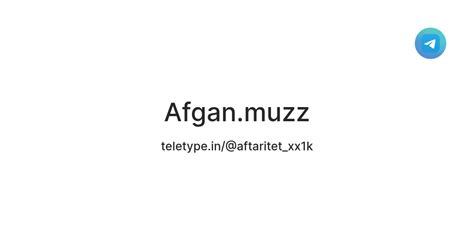 Afgan.muzz — Teletype