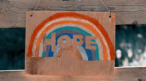 Download wallpaper 1920x1080 hope, inscription, word, rainbow ...