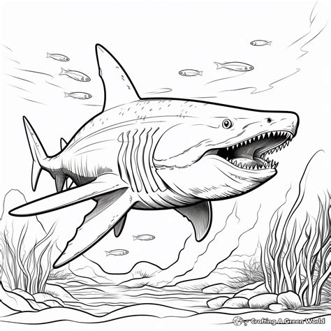 Megalodon Coloring Pages - Free & Printable!