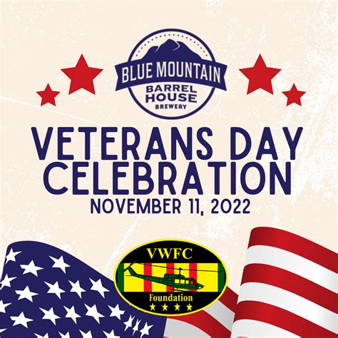 Veterans Day Celebration - Blue Mountain Barrel House & Smokin' Barrel ...