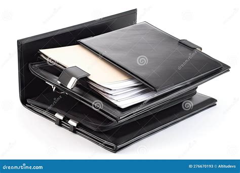 Business Document Case, with Different Types of Documents and Files ...
