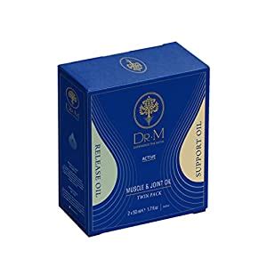 Dr. M Active Muscle & Joint Twin Pack Roll-on, 50 ML Each : Amazon.in ...