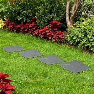 Amazon Basics Concrete Effect Stepping Stones for Garden Pathway ...