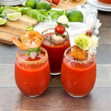 Bloody Mary Garnishes - 3 Versions!