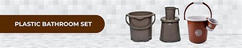 Amazon.in: Nasby: Plastic Bathroom Set