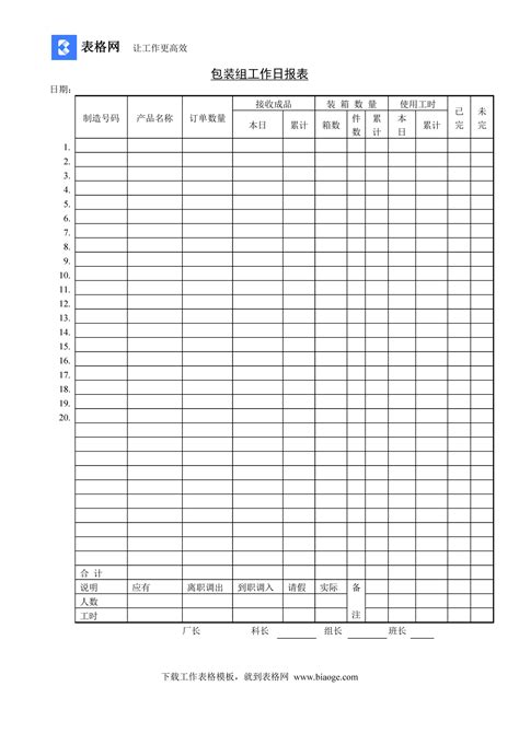 生产日报表〈三〉Word模板_生产日报表〈三〉Word模板下载_市场营销-脚步网