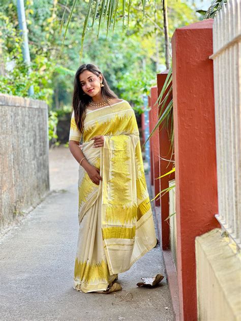 Kerala Saree Online – Southloom.com - Kerala Handloom and Indian Ethnic ...
