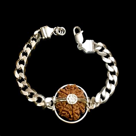 Buy 14 Mukhi Nepal Rudraksha/Fourteen Face/Lord Shiva In Pure Silver ...