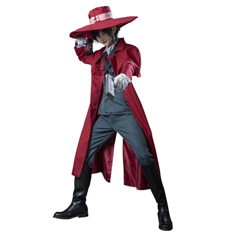 Cosfun Hellsing Alucard Cosplay Costume mp000443 (X-Small) : Amazon.in ...