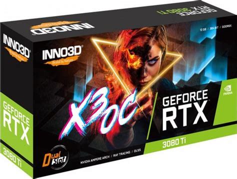 Inno3D GEFORCE RTX 3080 Ti X3 GDDR6X 12 GB NVIDIA Chipset 384 bit 1680 ...