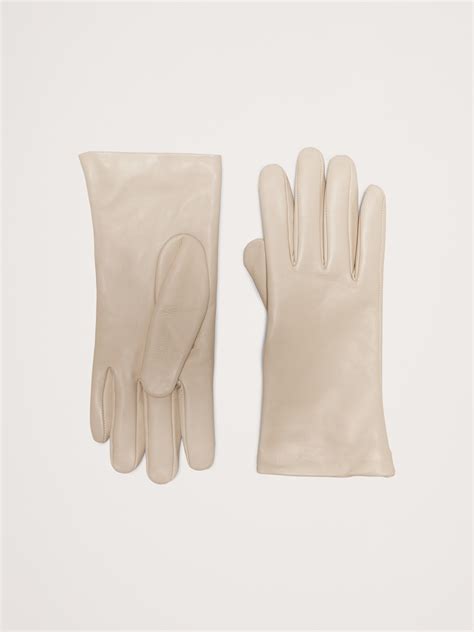 Cashmere-Lined Leather Gloves | Banana Republic