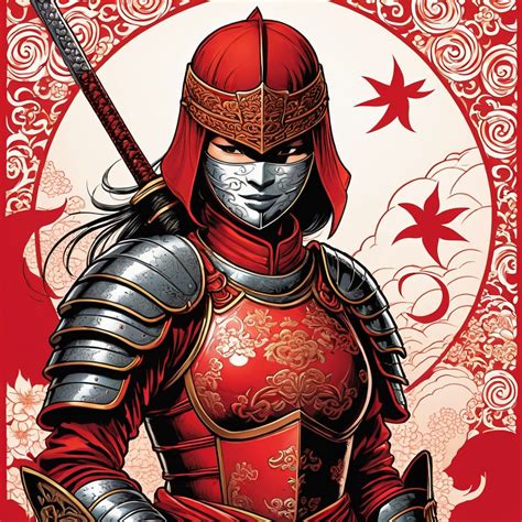 Woman with Sword in Chinese Armour | Stable Diffusion Online