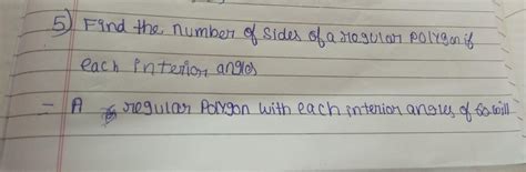 Each interior angle of a regular polygon is 170. Find the interior ...