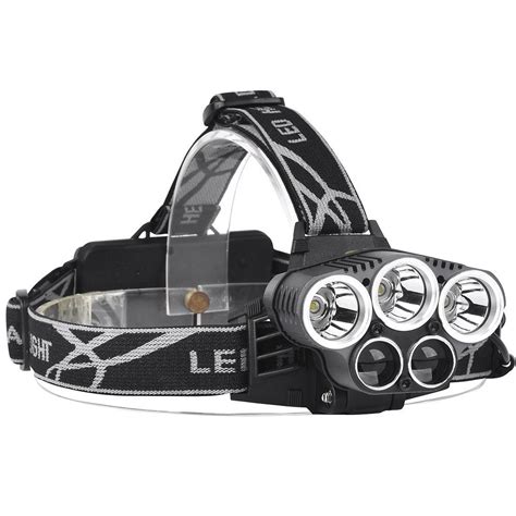 Lista 2309-A 1500 Lumens Bicycle Headlight 6 Switch Modes 3 x XML-T6 ...