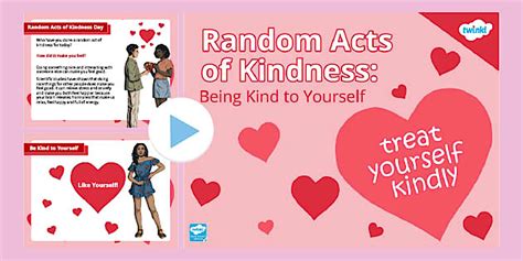 Random Acts of Kindness: Being Kind to Yourself - Twinkl