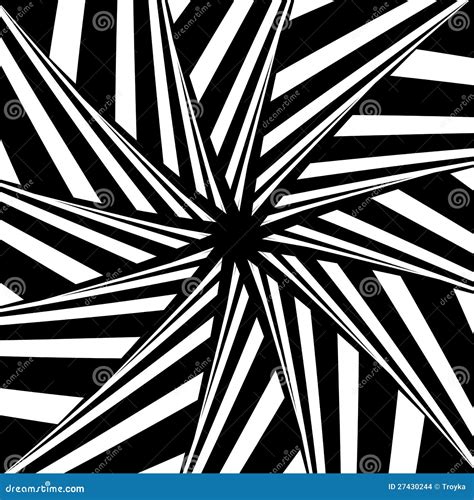 Rotation Illusion. Abstract Design Stock Vector - Illustration of ...