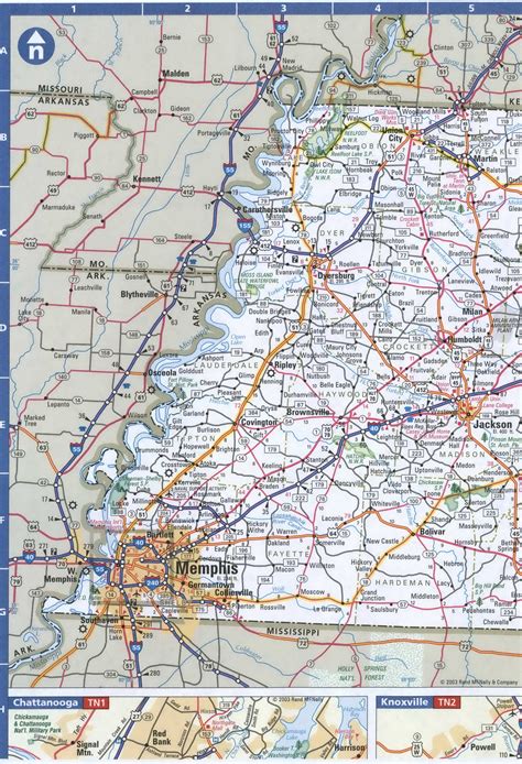 Tennessee Road Map