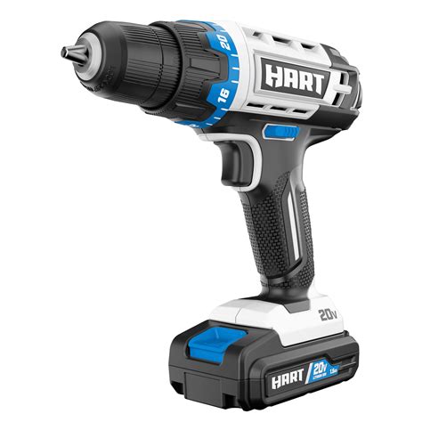Buy HART 20-Volt Cordless 3/8-inch Drill/Driver Kit (1) 20-Volt 1.5Ah ...