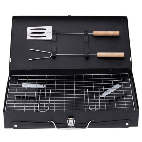 Buy WAQIF Portable Folding Barbecue Lightweight Charcoal Grill Box ...