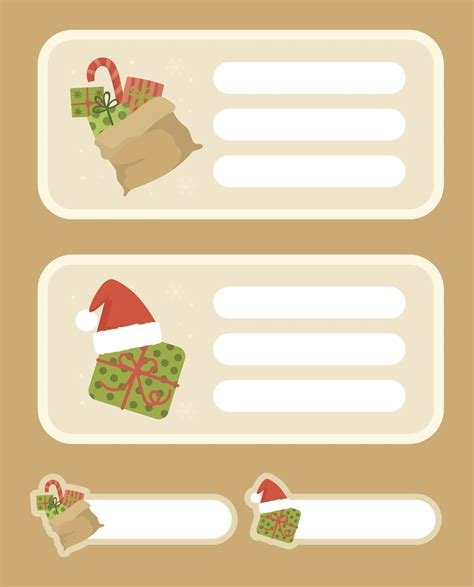 Printable Winter Name Tags