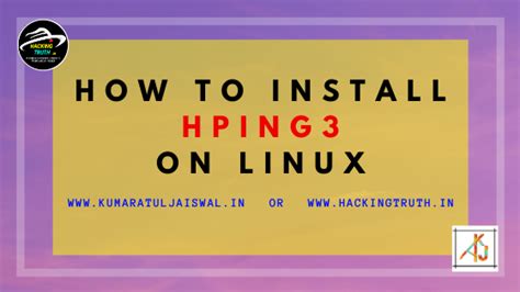 how to install hping3 in linux