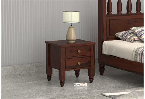 Buy Hugo Low Floor Bed ( Queen Size, Walnut Finish ) Online in India ...