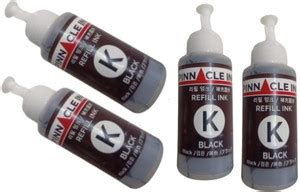 PINNACLE Refill Ink HP DeskJet Ink Advantage 2135 ALL BLACK A1 Black ...