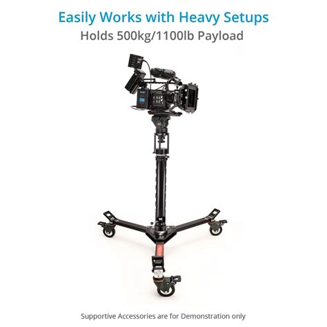 Proaim Portable Camera Dolly for Heavy Tripods Jibs Cranes