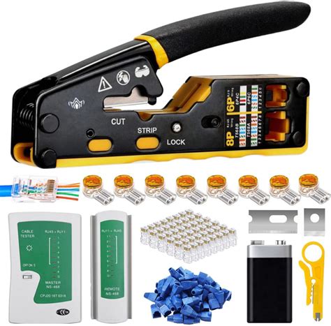 DaGodtech RJ45 Ethernet Network tool kit,Pass Through Cat6 India | Ubuy