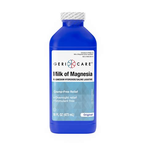 Milk of Magnesia – 16 FL OZ – Geri-Care Pharmaceuticals