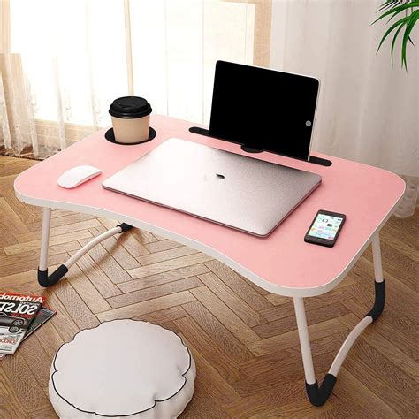 PRONA Smart Multipurpose Foldable Laptop Table with Cup Holder, Study ...