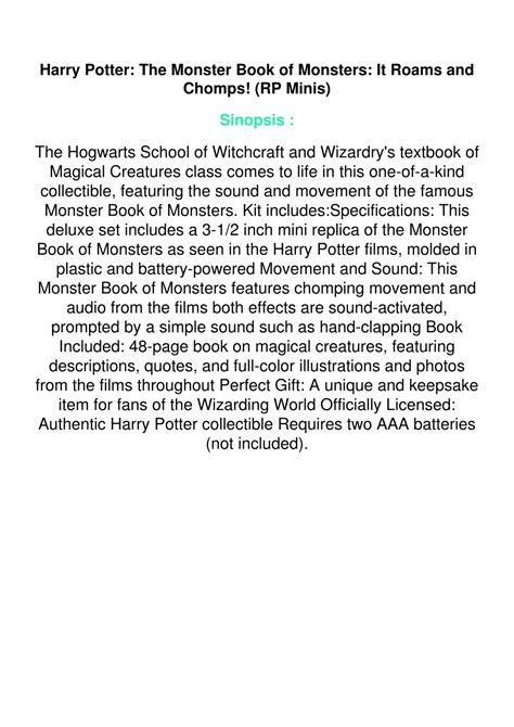 PPT - get [PDF] Download Harry Potter: The Monster Book of Monsters: It ...