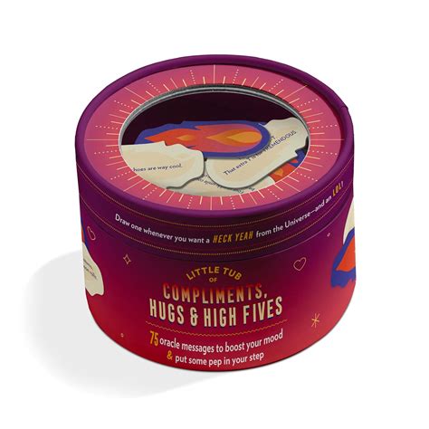 Little Tub of Compliments, Hugs & High Fives: 75 Oracle Message Cards ...