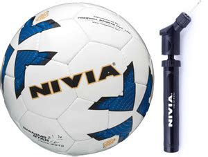 NIVIA Shining Star Football + Ball Pump Combo Football Kit - Buy NIVIA ...
