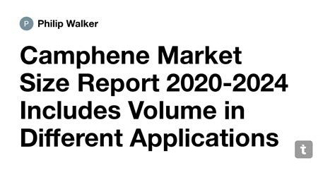 Camphene Market Size Report 2020-2024 Includes Volume in Different ...