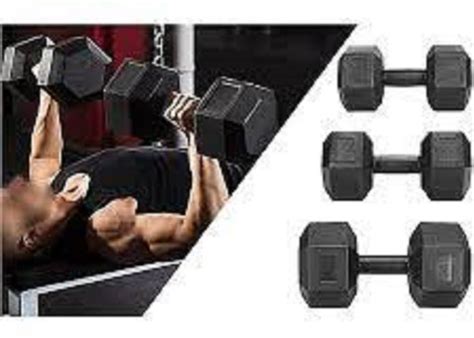 SG fitness Pair of 7.5kg Hexa Pvc Dumbbell Fixed Weight Dumbbell - Buy ...
